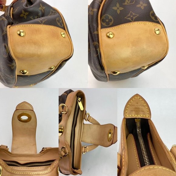 Louis Vuitton Handbag BOETIE PM Monogram Brown Canvas Hobo Tote Bag - Picture 12 of 12